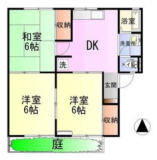 ラテール城東A【1階】の間取り