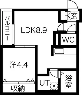 GRAND MAISON 福住【4階】の間取り