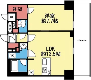 プレディアスタイル横濱沢渡【2階】の間取り