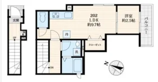 アルテ柏木【2階】の間取り