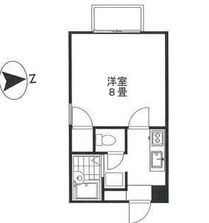グラフティ仙川【3階】の間取り