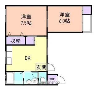 シーサイド弥生II【1階】の間取り