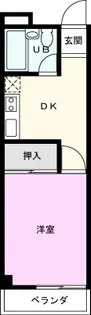 サンライト草加【3階】の間取り