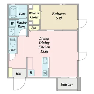 ピッコラ・フォンティーナI【2階】の間取り