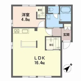 さくらハイツ A【1階】の間取り
