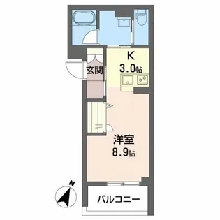 シャーメゾン翠紅園【2階】の間取り