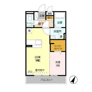 ビューフレア【2階】の間取り