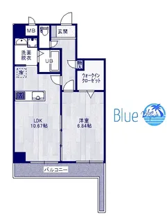 グリシーナ東戸塚【3階】の間取り