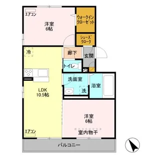 ケントA【3階】の間取り