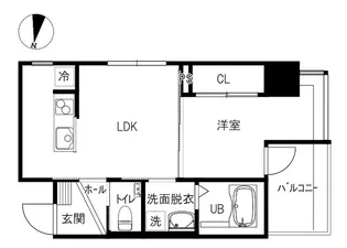 グレーシズ【6階】の間取り