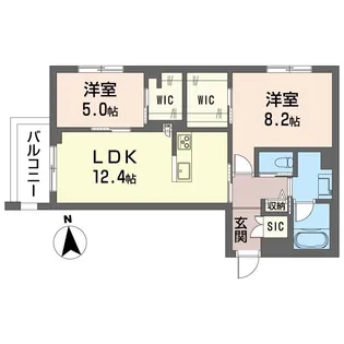 スカイ ガーデン【3階】の間取り