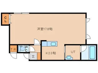 マラカイトグリーン【1階】の間取り