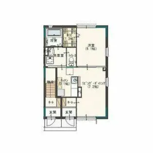 スタージスA【1階】の間取り