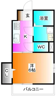 Good Kasai【1階】の間取り