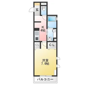 CASA DEL SOL ※カーサデルソル【3階】の間取り