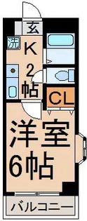 アーバンシティ宝蔵橋【3階】の間取り