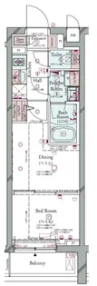 コンシェリア中野南台 THE RESIDENCE【3階】の間取り