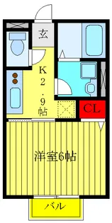 ルナフローラ【1階】の間取り