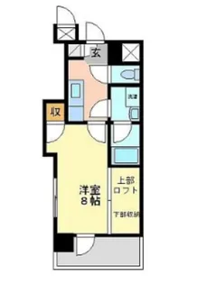 アクタス大手門II【2階】の間取り
