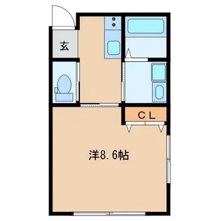 ビエナプルミエールA棟【2階】の間取り
