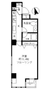 ファインクレスト渋谷神泉【7階】の間取り
