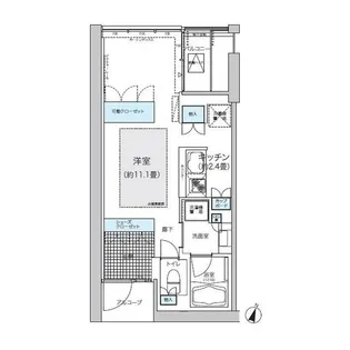 ガーデニエール砧WEST【4階】の間取り