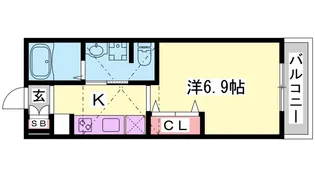 ヴィアノ緑が丘EAST【2階】の間取り