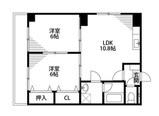 ロイヤル関分【2階】の間取り
