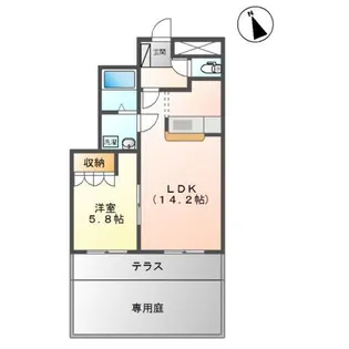ボン・スメル ヒルズ【1階】の間取り