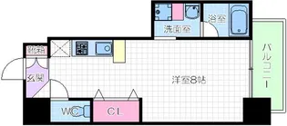アプリーレ京町堀(旧)BPRレジデンス京町堀【10階】の間取り