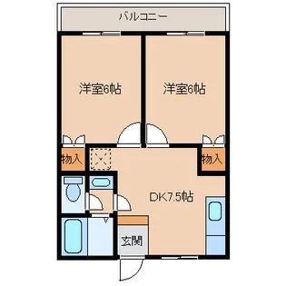 ハイムT&Y【2階】の間取り