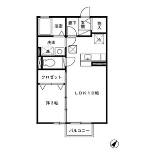グランドソレイユ【1階】の間取り