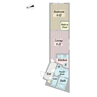Branche東麻布【3階】の間取り