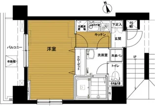 トーシンフェニックス南麻布【7階】の間取り