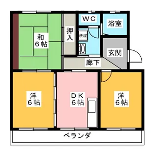 コーポラスN【2階】の間取り