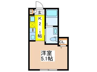 セントレ荻窪【1階】の間取り