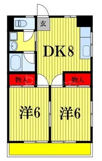 山澤マンション【3階】の間取り