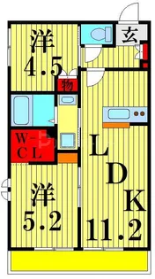 FOREST MAISON CreaWest【1階】の間取り