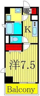 リヴェールタワー綾瀬【3階】の間取り