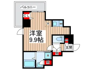 グランカーサ錦糸町【9階】の間取り