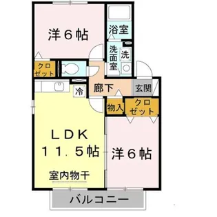 アルカディア【2階】の間取り