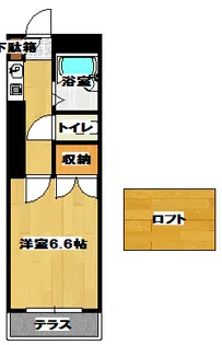 Picasso坪井【2階】の間取り