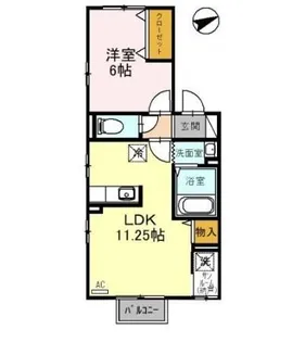 ウィルモア I【2階】の間取り