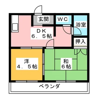 ハイムパンプキン【1階】の間取り