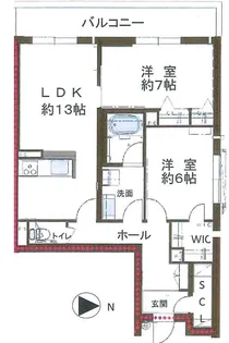 シャーメゾン晴明通【3階】の間取り