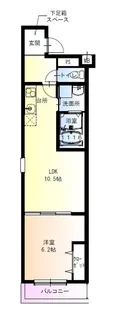 フジパレス吹田岸辺【1階】の間取り