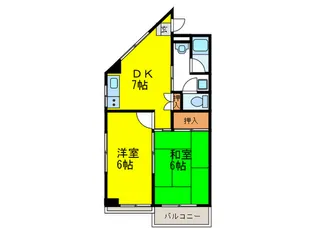 La CaSa駒川中野【3階】の間取り
