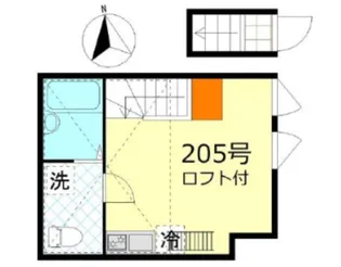 プリームス品川【2階】の間取り