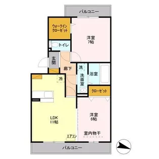 フェイバリッチ新和【3階】の間取り