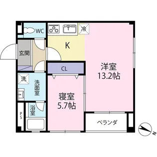 Hirundo Court【2階】の間取り
